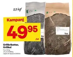 City Gross Grillbriketter, Grillkol erbjuda