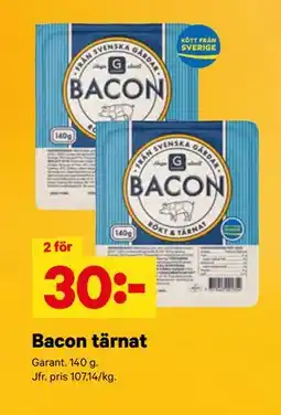 City Gross Bacon tärnat erbjuda