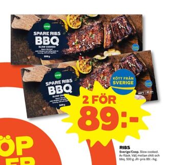 Coop Forum Coop Spareribs erbjuda