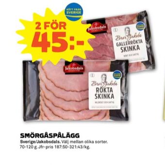 Coop Forum Jakobsdals Smörgåspålägg erbjuda