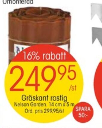 EKO Nelson Garden Rabattavgränsare erbjuda