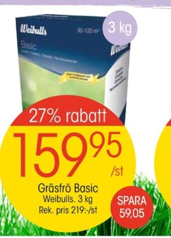 EKO Weibull Gräsfrö erbjuda