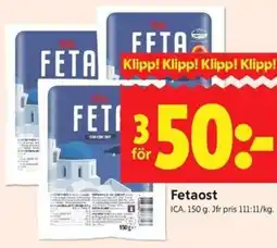 ICA Kvantum ICA Fetaost erbjuda