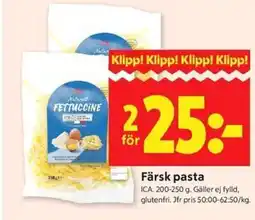 ICA Kvantum ICA Färsk pasta erbjuda