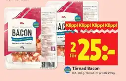 ICA Kvantum ICA Tärnad Bacon erbjuda