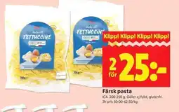 ICA Kvantum ICA Färsk pasta erbjuda