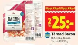 ICA Kvantum ICA Tärnad Bacon erbjuda