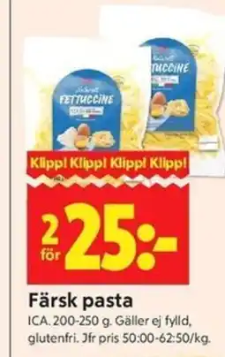 ICA Kvantum ICA Färsk pasta erbjuda