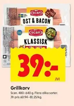 ICA Kvantum Scan Grillkorv erbjuda