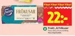 ICA Kvantum Fazer Frukt-, & Frökusar erbjuda