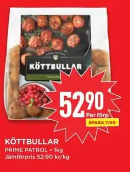 Willys Köttbullar erbjuda