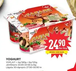 Willys YOPLAIT Yoghurt erbjuda