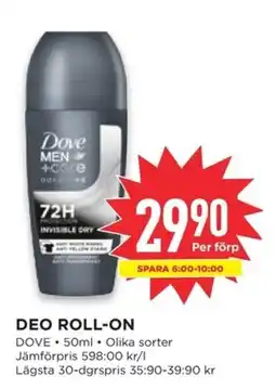 Willys DOVE Deo roll-on erbjuda