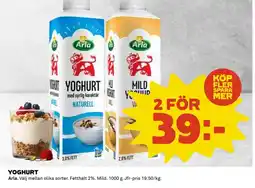 Coop Arla Yoghurt erbjuda