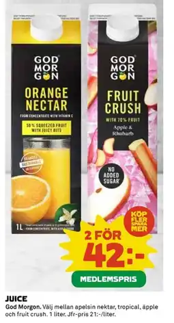 Coop God Morgon Juice erbjuda
