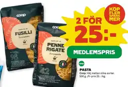 Coop Coop Pasta erbjuda