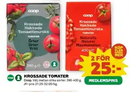 Coop Coop Krossade tomater erbjuda