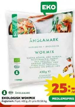 Coop Änglamark Ekologisk wokmix erbjuda
