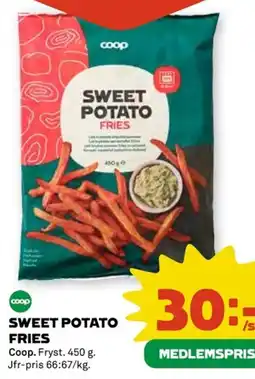 Coop Coop Sweet potato fries erbjuda