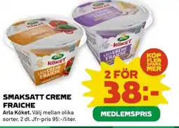 Coop Arla Köket Smaksatt creme fraiche erbjuda