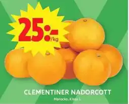 ICA Maxi Clementiner nadorcott erbjuda
