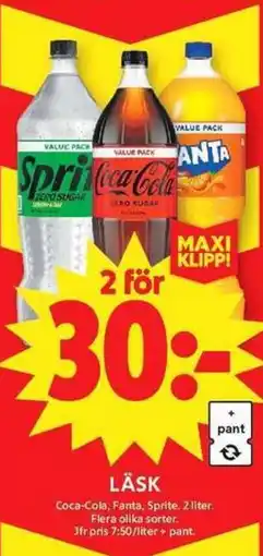 ICA Maxi Läsk erbjuda