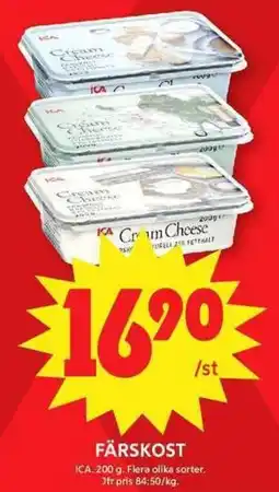 ICA Maxi ICA Färskost erbjuda