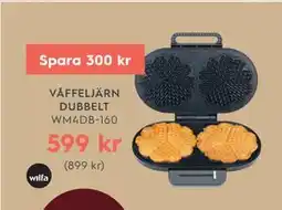 Electrolux Home VÅFFELJÄRN DUBBELT. WM4DB-160 erbjuda