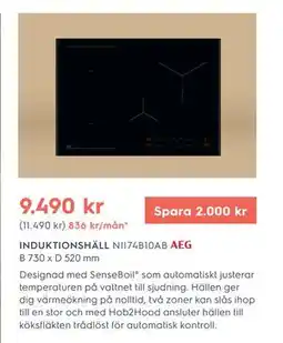 Electrolux Home INDUKTIONSHÄLL erbjuda