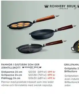 Electrolux Home PANNOR I GJUTJÄRN SOM GER JÄRNTILLSKOTT erbjuda