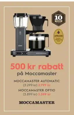 Electrolux Home MOCCAMASTER AUTOMATIC erbjuda