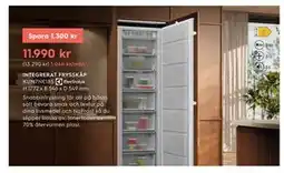 Electrolux Home INTEGRERAT FRYSSKÅP erbjuda