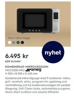 Electrolux Home KOMBINERAD MIKROVÅGSUGN erbjuda