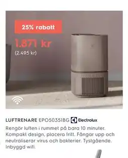 Electrolux Home LUFTRENARE erbjuda