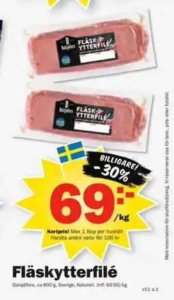 Pekås Fläskytterfilé, Medlemspris erbjuda