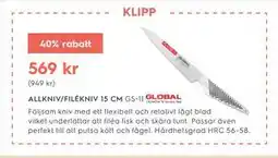 Electrolux Home ALLKNIV/FILÉKNIV 15 CM erbjuda