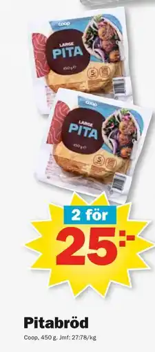 Pekås Pitabröd erbjuda