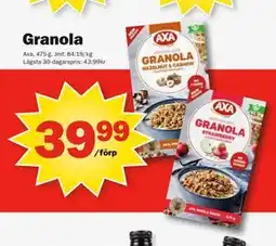 Pekås Granola erbjuda