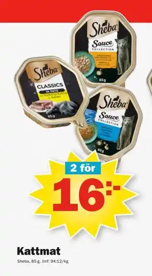 Pekås Kattmat erbjuda