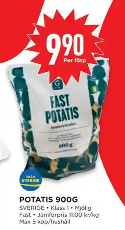 Willys POTATIS 900G erbjuda