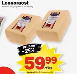 Pekås Leonoraost, Medlemspris erbjuda