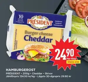 Willys HAMBURGEROST erbjuda