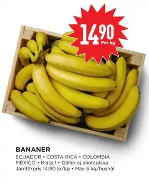 Willys Hemma BANANER erbjuda