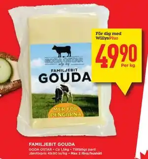 FAMILJEBIT GOUDA, Medlemspris