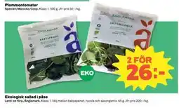 Coop Daglivs Ekologisk sallad i påse erbjuda