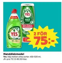 Coop Daglivs Handdiskmedel erbjuda