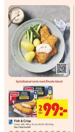 ICA Kvantum Fish & Crisp erbjuda