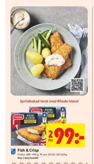 ICA Kvantum Fish & Crisp erbjuda
