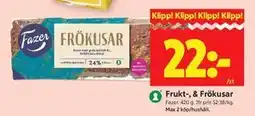 ICA Kvantum Frukt-, & Frökusar erbjuda