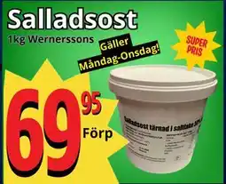 Supergrossen Salladsost erbjuda